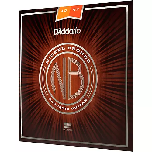 D'Addario NB1047 Nickel Bronze Extra Light Acoustic Guitar Strings - musicians--Friend