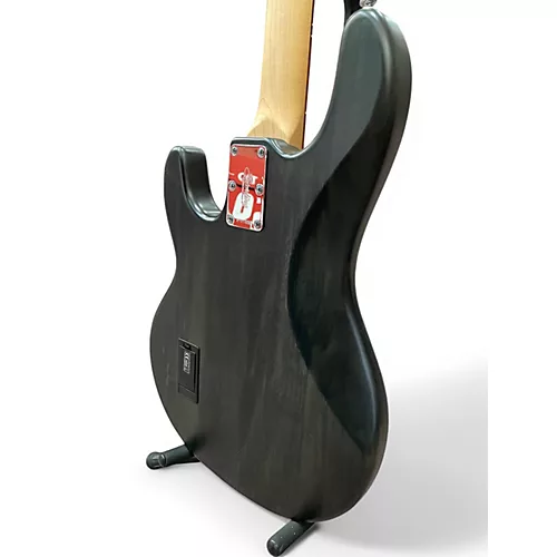Used Sterling by Music Man Sub 4 Trans Black Electric Bass Guitar Trans Black - musicians--Friend