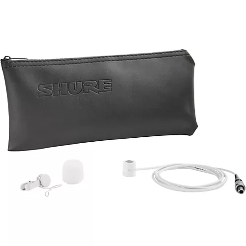 Shure WL183m Omnidirectional Condenser Lavalier With LEMO Termination White - musicians--Friend
