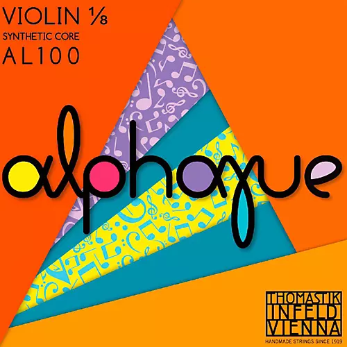 Thomastik Alphayue Series Violin String Set 1/4 Size, Medium - musicians--Friend