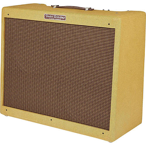 Fender '57 Custom Twin 40W 2x12 Tube Guitar Amp Lacquered Tweed - musicians--Friend