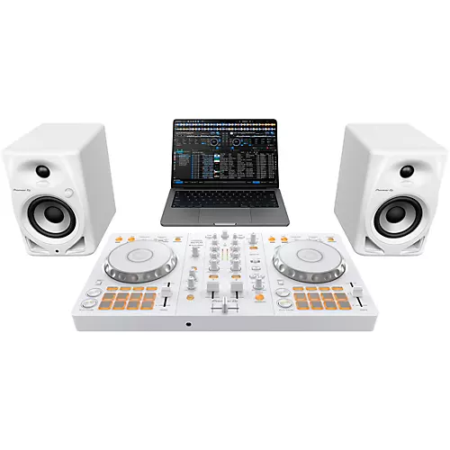 Pioneer DJ DDJ-FLX4-W 2-Channel DJ Controller for rekordbox and Serato White - musicians--Friend