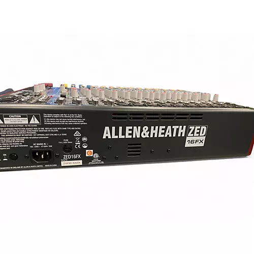 Used Allen & Heath ZED16FX Unpowered Mixer - musicians--Friend