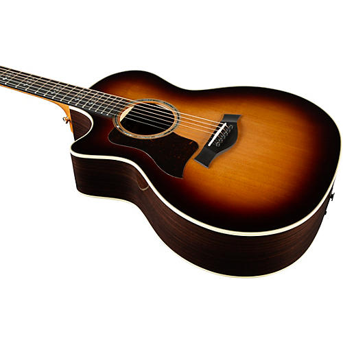 Taylor 414ce V-Class Special Edition Grand Auditorium Left-Handed Acoustic-Electric Guitar Shaded Edge Burst - musicians--Friend
