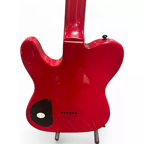 Used Squier FSR Custom Telecaster HH Cherry Solid Body Electric Guitar Cherry - musicians--Friend