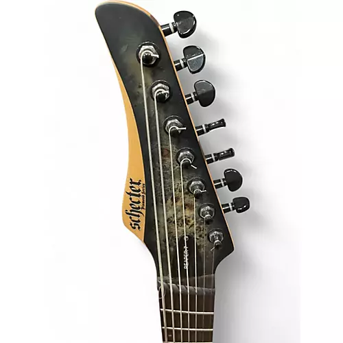 Used Schecter Guitar Research REAPER-7 Natural Solid Body Electric Guitar Natural - musicians--Friend
