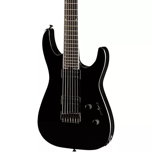 Jackson Concept Series Soloist SLAT7 P HT MS Ebony Fingerboard Electric Guitar Gloss Black - musicians--Friend