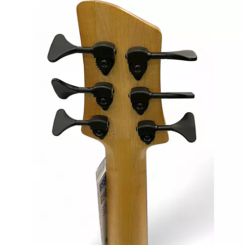 Used 2006 Elrick Platinum Hybrid Evolution Natural Quilted Maple Electric Bass Guitar Natural Quilted Maple - musicians--Friend