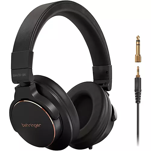 Behringer BH470-BK Studio Monitoring Headphones Black - musicians--Friend