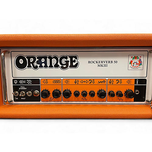 Used Orange Amplifiers Rockerverb RK50H MKIII Tube Guitar Amp Head - musicians--Friend