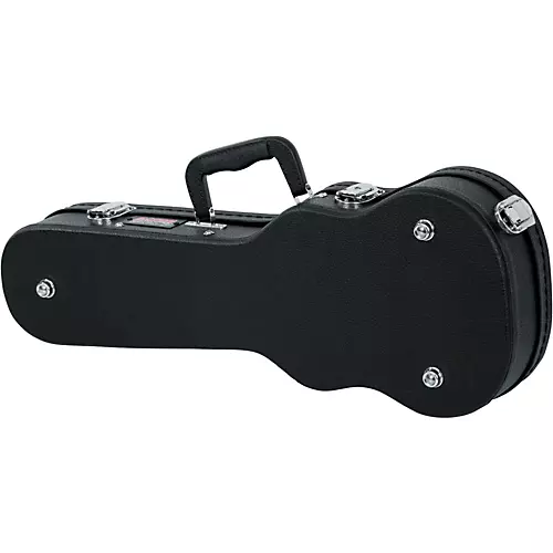 Gator Soprano Ukulele Wood Case Black - musicians--Friend