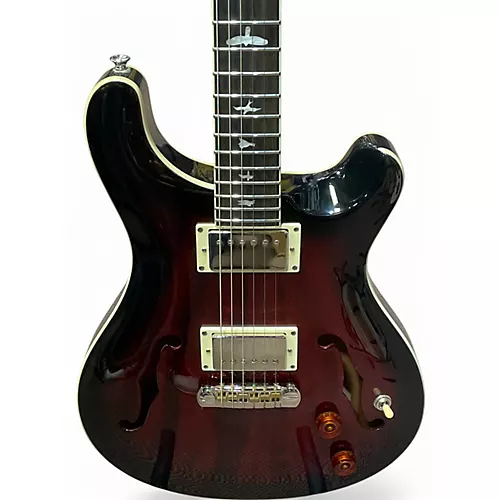 Used PRS Hollowbody FIRE BURST Hollow Body Electric Guitar FIRE BURST - musicians--Friend