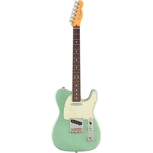 Fender American Professional II Telecaster Rosewood Fingerboard Electric Guitar Mystic Surf Green - musicians--Friend