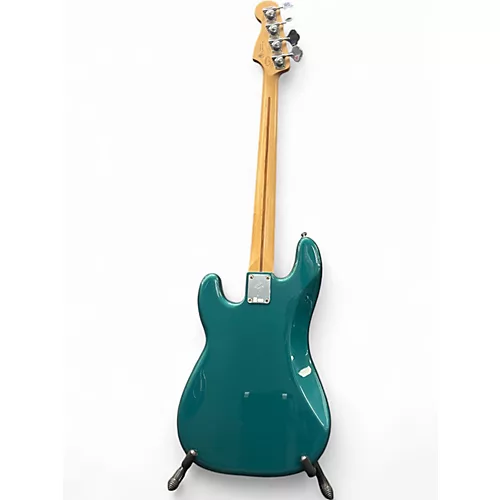 Used Fender Player Precision Bass TEAL Electric Bass Guitar TEAL - musicians--Friend