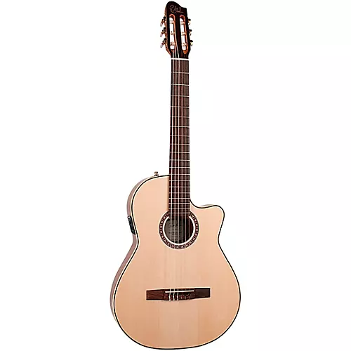 Godin Arena Mahogany CW Clasica II Cutaway Classical Electric Guitar Natural - musicians--Friend