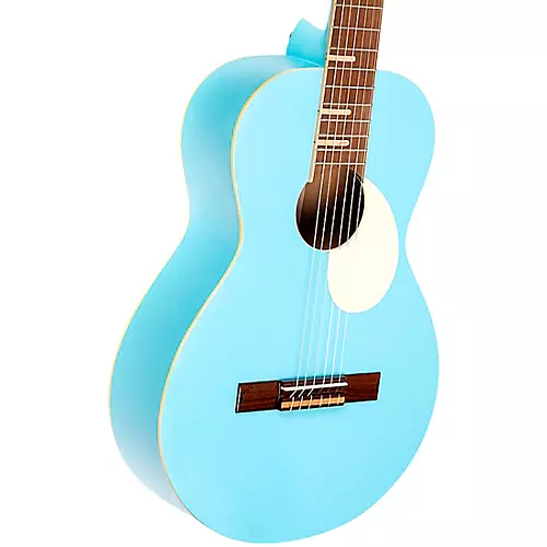 Ortega Gaucho Parlor Classical Guitar Orange - musicians--Friend