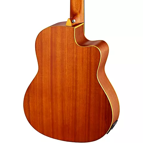 Ortega Family Series Pro RCE131 Acoustic-Electric Left-Handed Classical Guitar Satin Natural - musicians--Friend