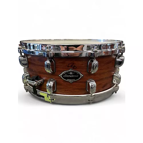 Used TAMA 6X14 Starclassic Performer Snare Birch Bubinga Natural Drum Natural 13 - musicians--Friend