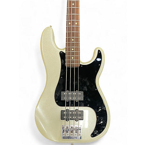 Used 2014 Fender Blacktop Precision Bass White Chrome Pearl Electric Bass Guitar White Chrome Pearl - musicians--Friend