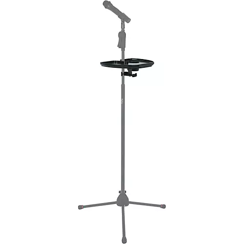 Gator GFW-MICACCTRAY Frameworks Extra Large Microphone Stand Accessory Tray with Drink Holder and Guitar Pick Tab - musicians--Friend