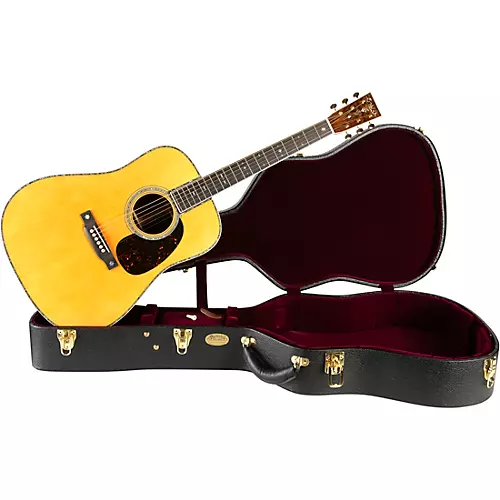 Martin Custom Shop Dreadnought Style 45 Sitka Spruce-Wild Grain East Indian Rosewood Acoustic Guitar Natural - musicians--Friend