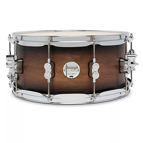 PDP by DW Concept Maple Snare Drum With Chrome Hardware 14 x 5.5 in. Satin Black - musicians--Friend