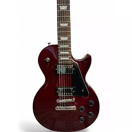 Used Epiphone Les Paul Studio Wine Red Solid Body Electric Guitar Wine Red - musicians--Friend