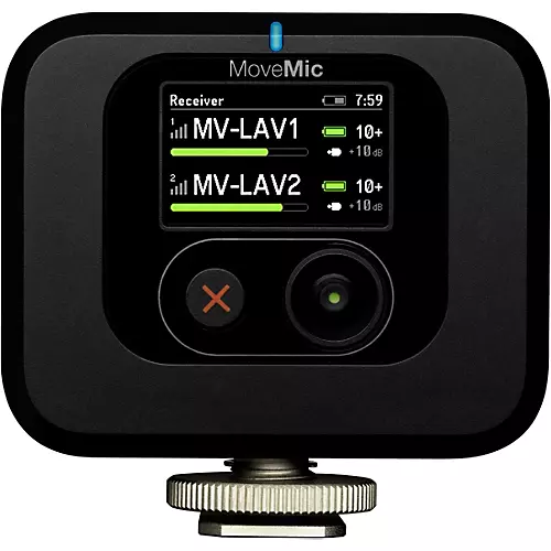 Shure MoveMic Kit Two-Channel Wireless Lavalier Microphone System With MoveMic Receiver - musicians--Friend