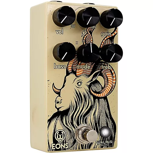 Walrus Audio Eons Five-State Fuzz Effects Pedal Cream - musicians--Friend