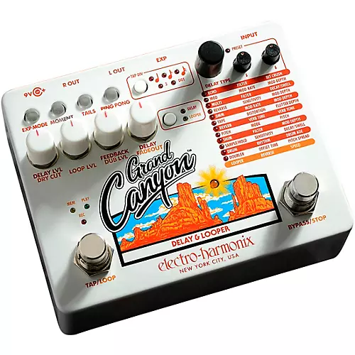 Electro-Harmonix Grand Canyon Delay and Looper Effects Pedal - musicians--Friend