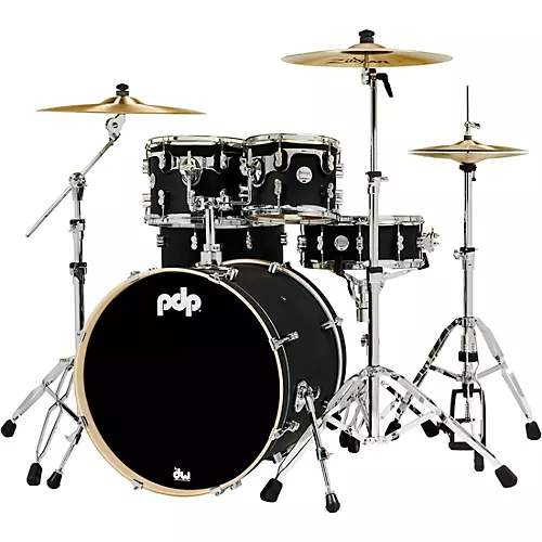 PDP by DW Concept Maple 5-Piece Shell Pack with Chrome Hardware Twisted Ivory - musicians--Friend