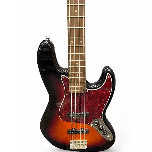 Used Squier Classic Vibe 1960S Jazz Bass 3 Tone Sunburst Electric Bass Guitar 3 Tone Sunburst - musicians--Friend