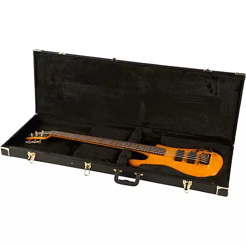 Spector NS-5XL USA 5-String Bass Golden Stain Gold Hardware - musicians--Friend