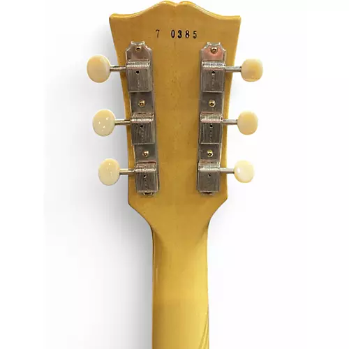 Used 2020 Gibson 1957 Reissue Les Paul Junior Music Zoo Exclusive TV Yellow Solid Body Electric Guitar TV Yellow - musicians--Friend