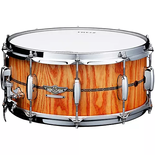 TAMA STAR Reserve Stave Ash Snare Drum 14 x 6.5 in. Oiled Amber Ash - musicians--Friend