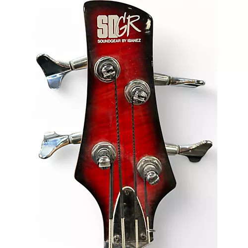 Used 2006 Ibanez SR300FM RED Electric Bass Guitar RED - musicians--Friend