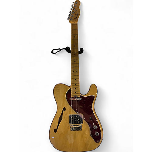 Used 2016 Fender American Elite Thinline Telecaster Natural Hollow Body Electric Guitar Natural - musicians--Friend
