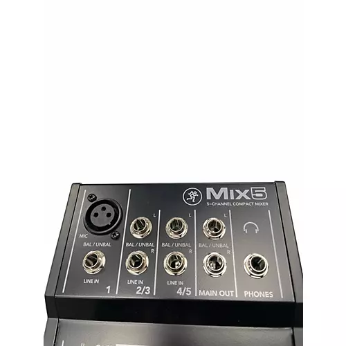 Used 2020 Mackie MIX 5 Powered Mixer - musicians--Friend