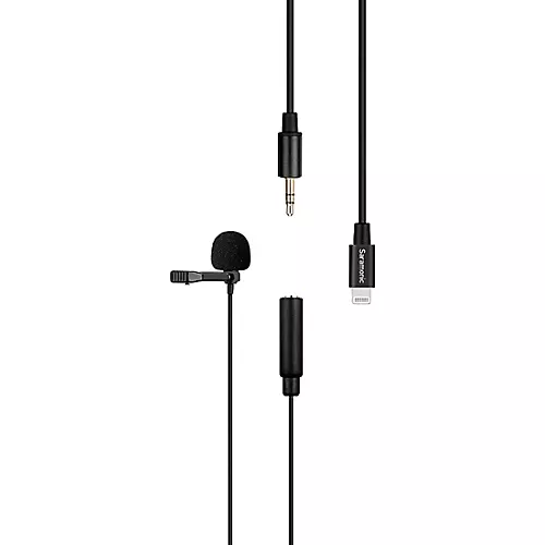 Saramonic LavMicro U1A Omnidirectional Clip-On Lavalier Microphone with Lightning Connector for iOS Devices - musicians--Friend