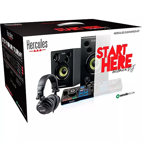 Hercules DJ DJStarter Kit With Controller, Speakers and Headphones - musicians--Friend