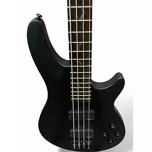 Used Schecter Guitar Research Damien 4 String Black Electric Bass Guitar Black - musicians--Friend