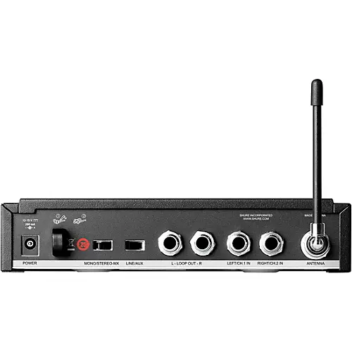 Shure PSM 300 Wireless Personal Monitoring System With SE112-GR Earphones Band J13 Gray - musicians--Friend