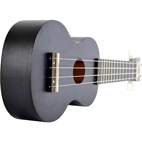 Mahalo Kahiko Plus Series Soprano Ukulele Black - musicians--Friend