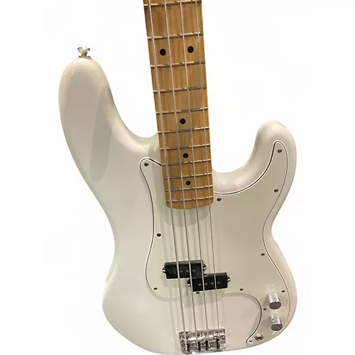 Used Fender Player Precision Bass Arctic White Electric Bass Guitar Arctic White - musicians--Friend