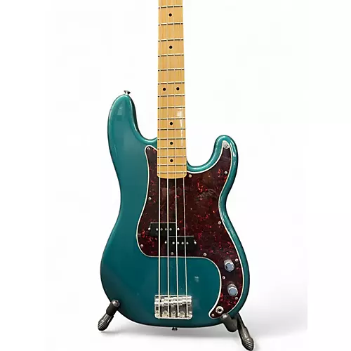 Used Fender Player Precision Bass TEAL Electric Bass Guitar TEAL - musicians--Friend