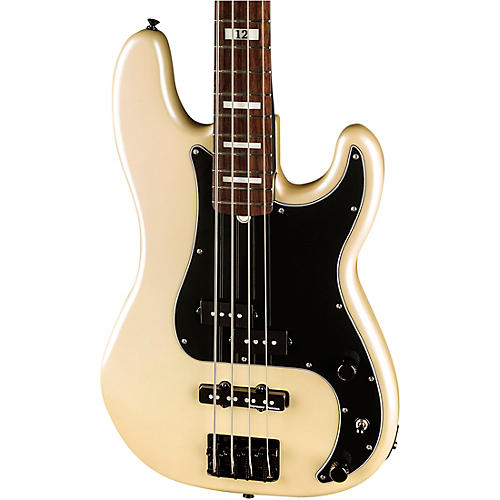 Fender Duff McKagan Deluxe Precision Bass Guitar White Pearl - musicians--Friend