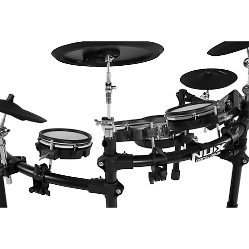 NUX DM-7X All-Remo Mesh-Head Digital Drum Kit Black - musicians--Friend