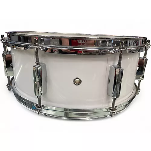 Used Pearl 14X5.5 EXPORT SNARE White Drum White 211 - musicians--Friend
