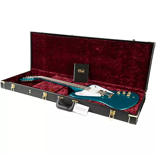 Gibson Custom 1965 Non-Reverse Firebird V 12-String Reissue Electric Guitar Aqua Mist - musicians--Friend
