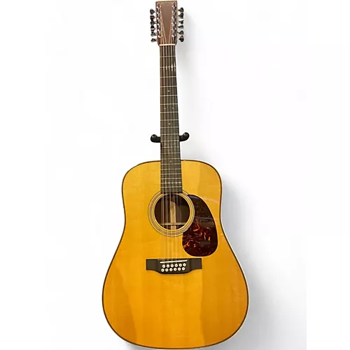 Used Martin HD28-12 Natural 12 String Acoustic Guitar Natural - musicians--Friend